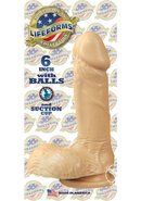 Lifeforms All American Collection Dildo With Balls Suction...