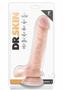 Dr. Skin Silver Collection Cock 1 Dildo With Balls And Suction Cup 9in - Vanilla
